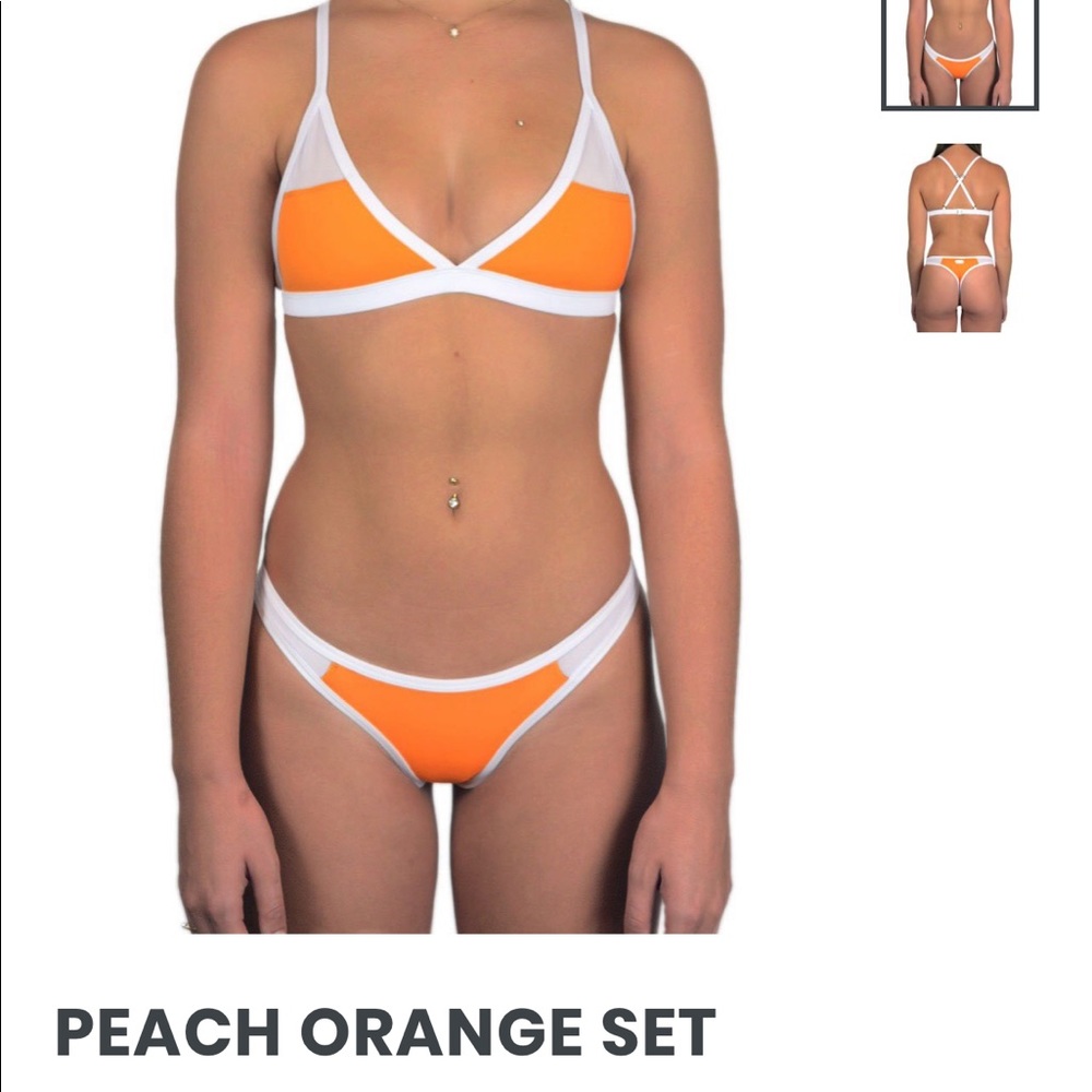 Mesh orange Hoaka New Neoprene Bikini